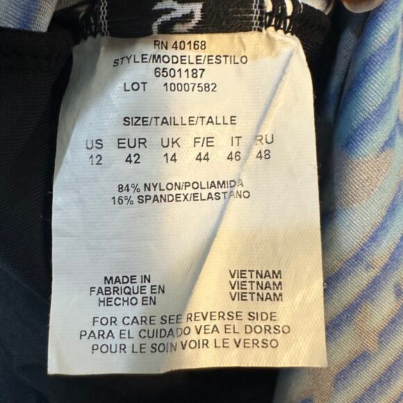 Miraclesuit Women's Purr-Fection Jubilee Tankini Swimsuit Top Size 12 - Picture 9 of 10